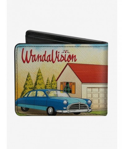Marvel Wandavision House Welcome To Westview Bifold Wallet $6.27 Wallets