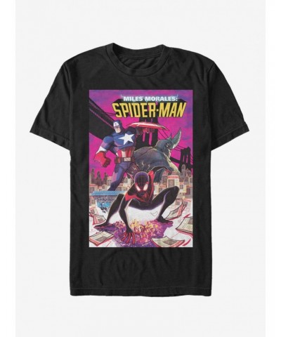 Marvel Spider-Man Miles Morales T-Shirt $7.46 T-Shirts