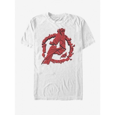 Marvel Avengers Endgame Shattered Graphic T-Shirt - White Men's