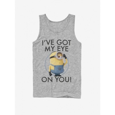 Despicable Me Minion Eye Watch You Tank Top - Black