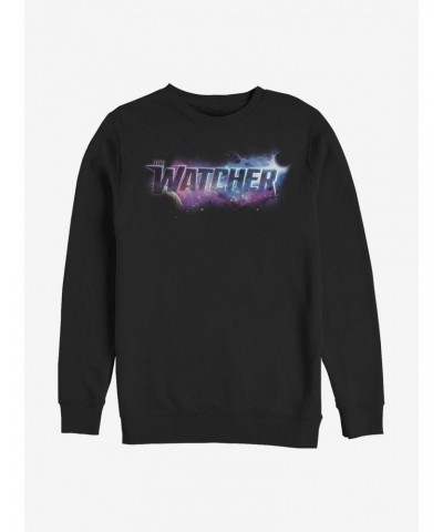 Marvel What If...? The Watcher Galaxy Crew Sweatshirt $9.45 Sweatshirts