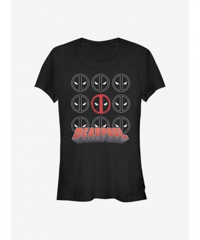 Marvel Deadpool Icon Stack Girls T-Shirt $8.96 T-Shirts