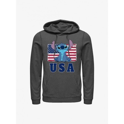 Disney Lilo & Stitch Grey Hoodie for Men