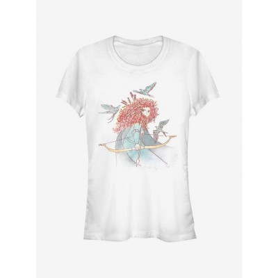 Disney Brave Merida Arrows Girls T-Shirt - White