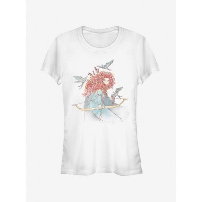 Disney Brave Merida Arrows Girls T-Shirt - White