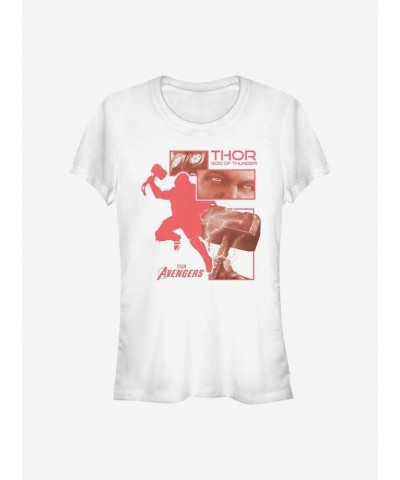 Marvel Thor Gamer Comic Thor Girls T-Shirt $6.77 T-Shirts