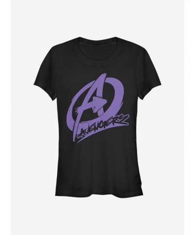 Marvel Avengers Avenger Graffiti Girls T-Shirt $7.77 T-Shirts