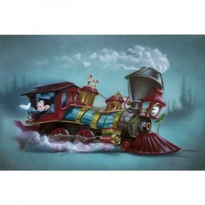Mickey Mouse Little Engineer Giclée Art - Limited Edition by Noah