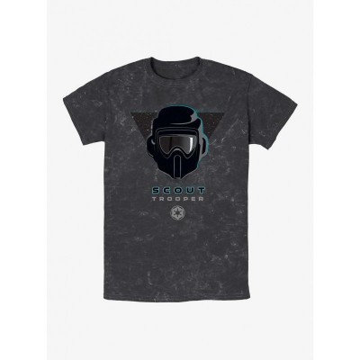 Star Wars Jedi: Fallen Order Black Mineral Wash Scout Trooper T-Shirt - Unisex