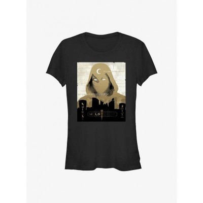 Marvel Moon Knight Fist of Vengeance Junior Girls T-Shirt - Black