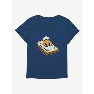 Gudetama Plus Size Scoop Neck Tee for Girls