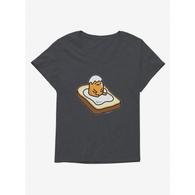 Gudetama Plus Size Scoop Neck Tee for Girls