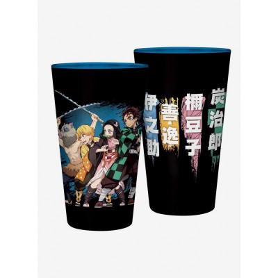 Demon Slayer Official Glass and Mug Set - 14oz Slayers Glass & 11oz Tanjiro Mask Mug