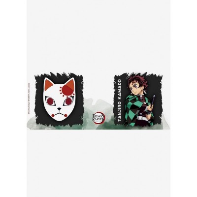 Demon Slayer Official Glass and Mug Set - 14oz Slayers Glass & 11oz Tanjiro Mask Mug