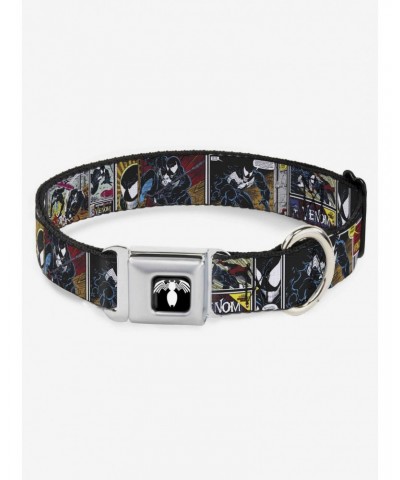 Marvel Venom Comic Book Panels Seatbelt Buckle Dog Collar $7.97 Pet Collars