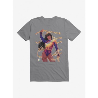 Wonder Woman Pride Lasso T-Shirt from DC Comics - Lightweight Men's Cotton