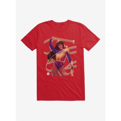Wonder Woman Pride Lasso T-Shirt from DC Comics - Lightweight Men's Cotton