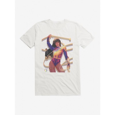 Wonder Woman Pride Lasso T-Shirt from DC Comics - Lightweight Men's Cotton