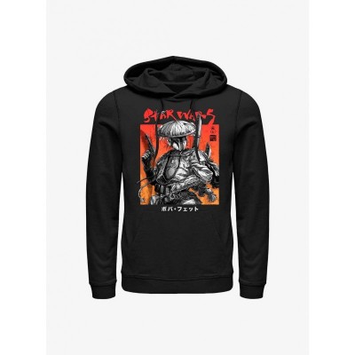 Star Wars Visions Boba Fett Wanderer Men's Hoodie - Black