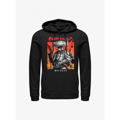 Star Wars Visions Boba Fett Wanderer Men's Hoodie - Black