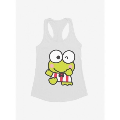 Keroppi Winking Cartoon Girls Tank Top