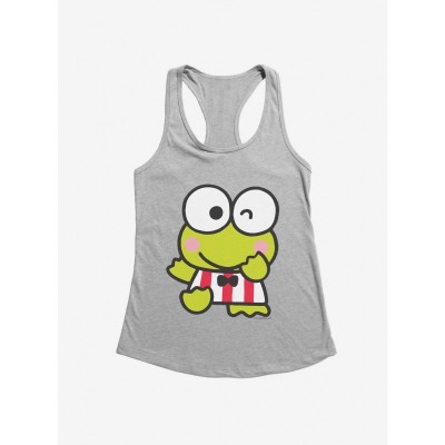 Keroppi Winking Cartoon Girls Tank Top