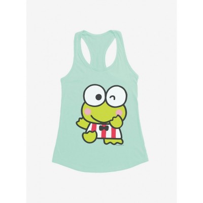 Keroppi Winking Cartoon Girls Tank Top