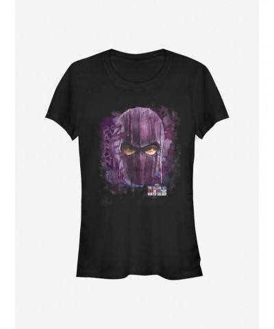Marvel The Falcon And The Winter Soldier Baron Eyes Girls T-Shirt $9.96 T-Shirts