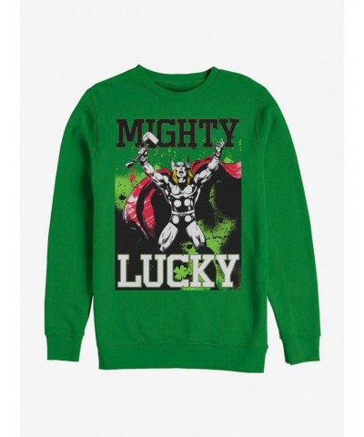 Marvel Thor Mighty Luck Thor Sweatshirt $10.92 Sweatshirts