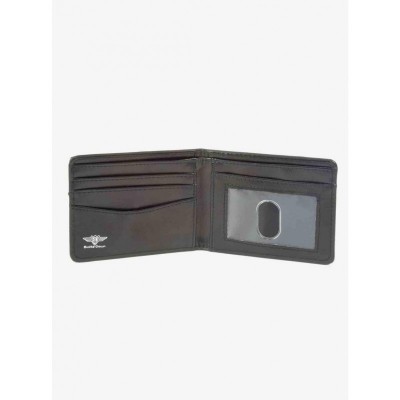 Disney Men's Premium Vegan Leather Mickey Mouse Collage Wallet