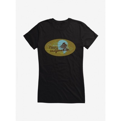 Speedy Gonzales T-Shirt for Girls - Lightweight Cotton Chica Inspector Tee