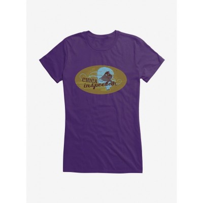 Speedy Gonzales T-Shirt for Girls - Lightweight Cotton Chica Inspector Tee