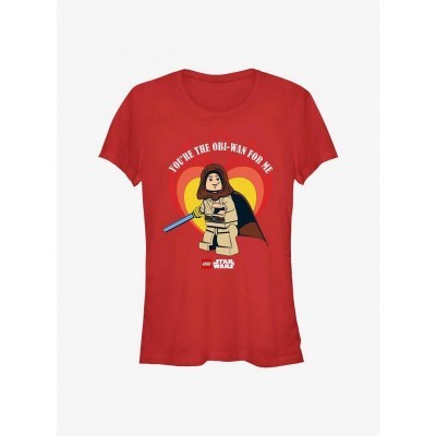 Lego Star Wars Obi-Wan Kids T-Shirt - Red for Girls