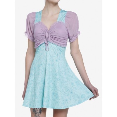 Her Universe The Little Mermaid Lace-Up Sweetheart Dress