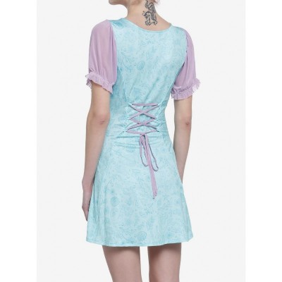 Her Universe The Little Mermaid Lace-Up Sweetheart Dress