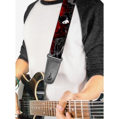 Disney Maleficent Diaval Guitar Strap for Men - Handcrafted in USA