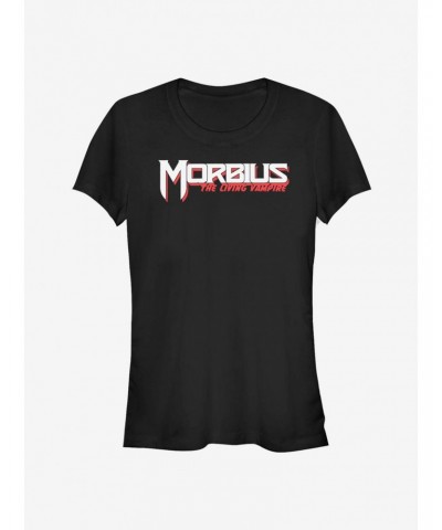 Marvel Morbius The Living Vampire Title Girls T-Shirt $6.97 Merchandises