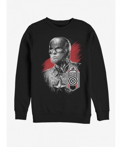 Marvel Avengers: Endgame Captain America Tag Sweatshirt $11.51 Sweatshirts