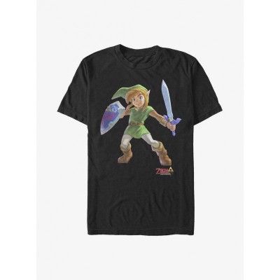 Nintendo The Legend of Zelda Link Unisex T-Shirt - Black