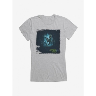 Jurassic World Haunted Velociraptor Jungle Tee for Girls