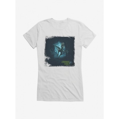 Jurassic World Haunted Velociraptor Jungle Tee for Girls