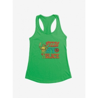 Teenage Mutant Ninja Turtles Green Pizza Slice Girls Tank Top