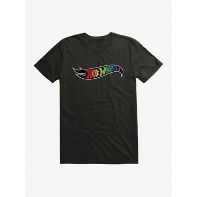 Hot Wheels Rainbow Pride Logo Men's T-Shirt