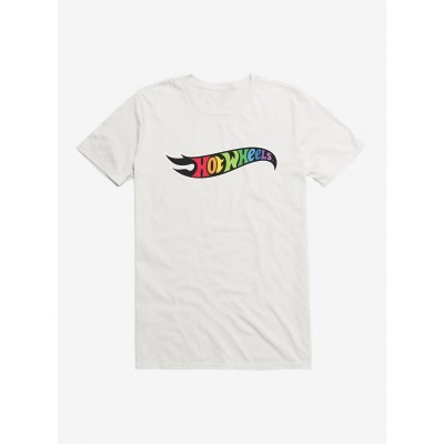 Hot Wheels Rainbow Pride Logo Men's T-Shirt