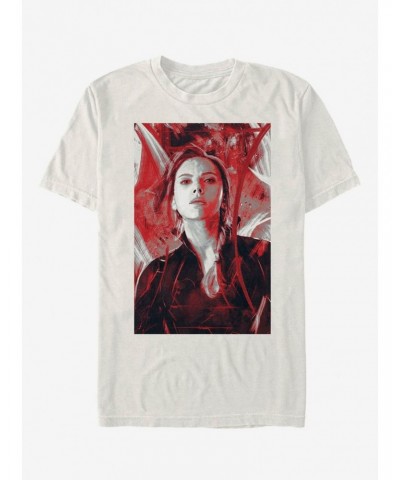 Marvel Avengers: Endgame Black Widow Red Painted T-Shirt $6.31 T-Shirts