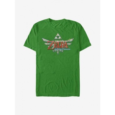 Nintendo Zelda Skyward T-Shirt - Green Men's Size
