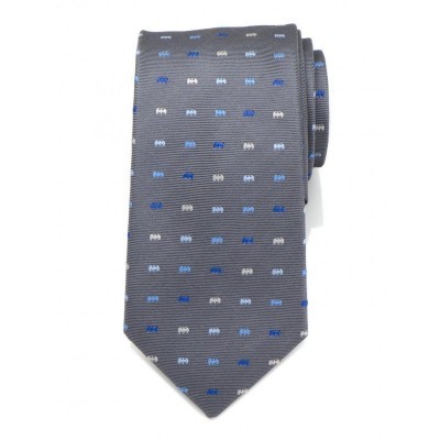DC Comics Men's Gray Batman Icon Silk Tie