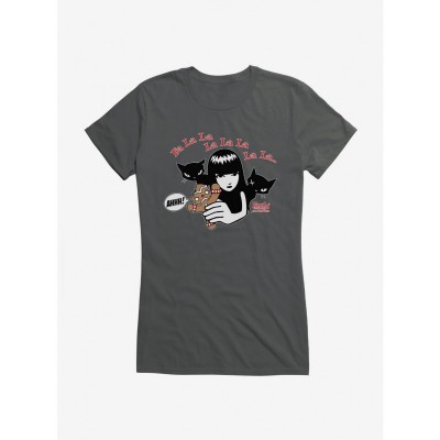 Emily The Strange Angry Angel Junior Girls Cotton T-Shirt