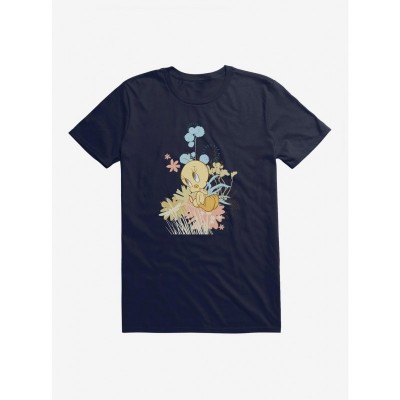 Looney Tunes Tweety Bird Daydreaming Men's Cotton T-Shirt