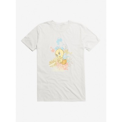 Looney Tunes Tweety Bird Daydreaming Men's Cotton T-Shirt